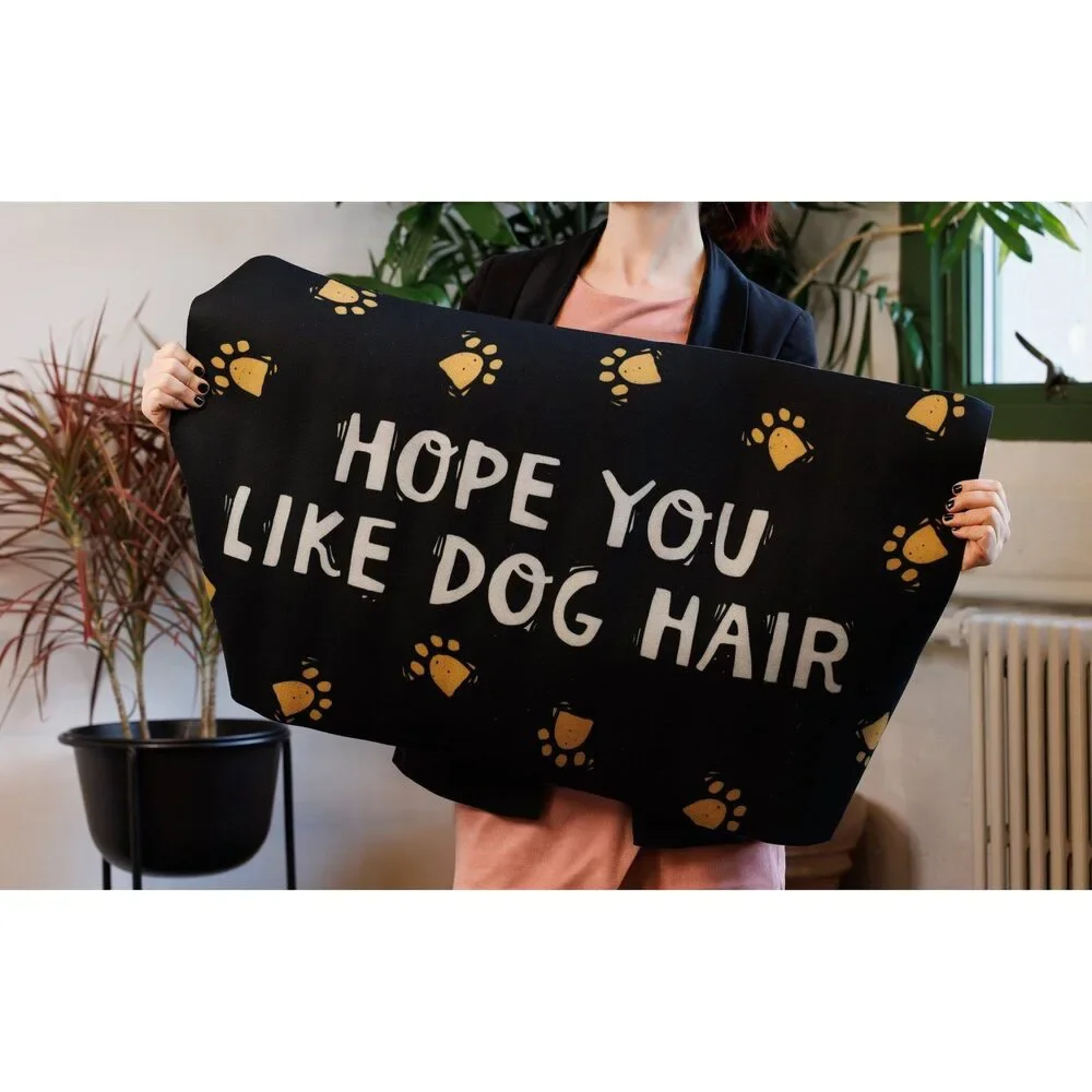 Set of 2 Hope You Like Dog Hair Indoor/Outdoor Rug | 34
